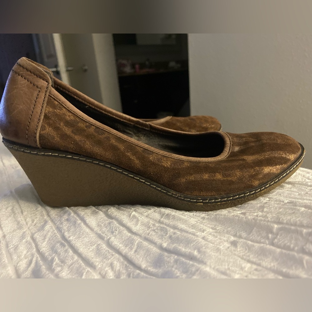 The Flexx Wedge Shoes brown size 9